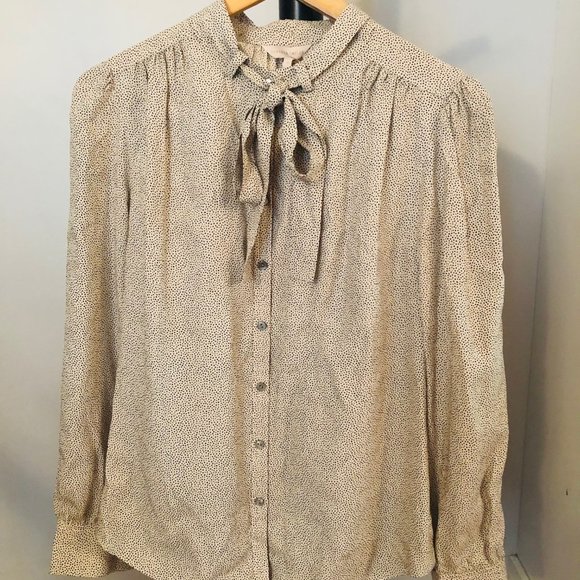 Rebecca Taylor Pure Silk Blouse Size 12 - Picture 1 of 6